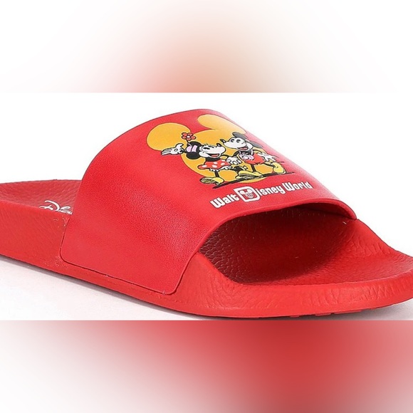 Coach Disney Parks Sports Leather Logo Slide Sandals - Picture 10 of 11